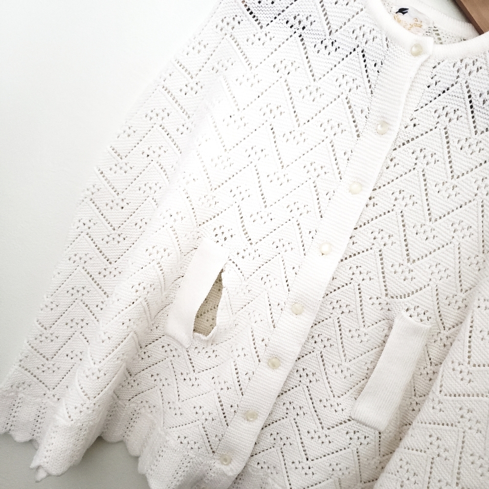 Vintage Cute as a Button Cape Pancho- one size